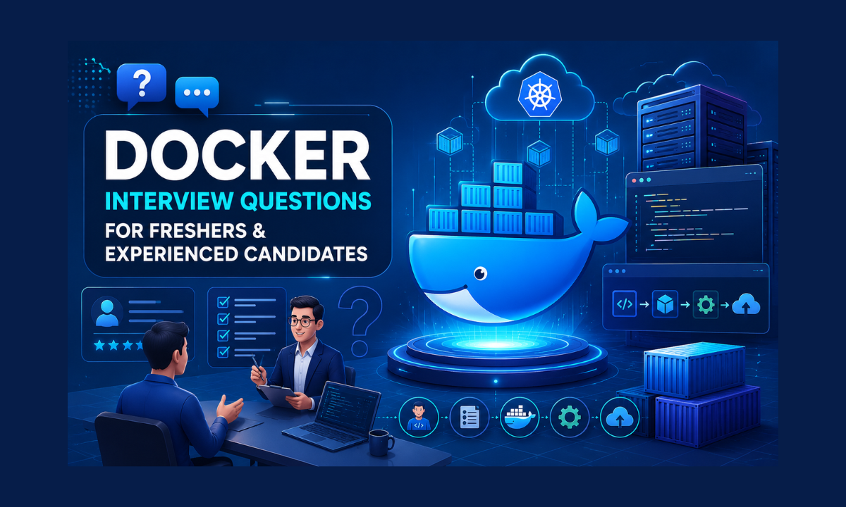 Docker Interview Questions For Freshers & Experienced Candidates