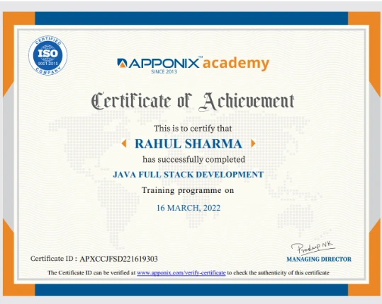 Certification