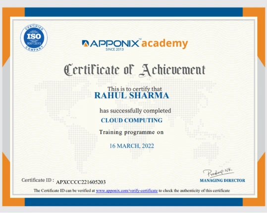 Certification