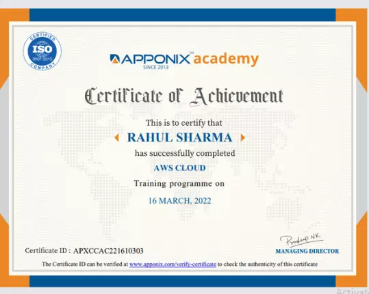 Certification