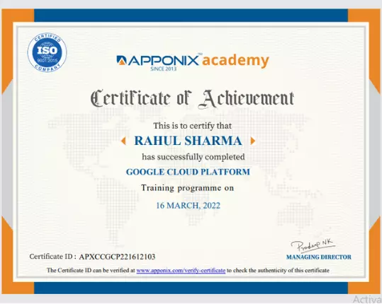 Certification