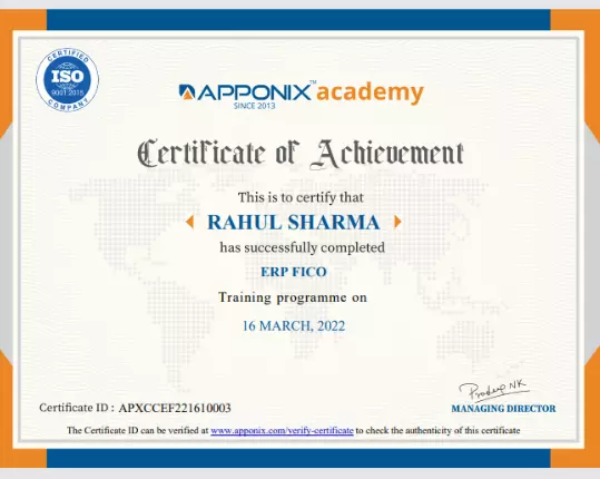 Certification