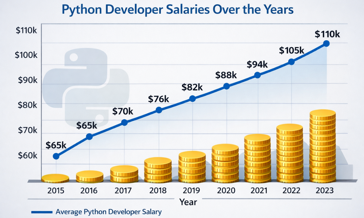 India Python Developer Salary Trends