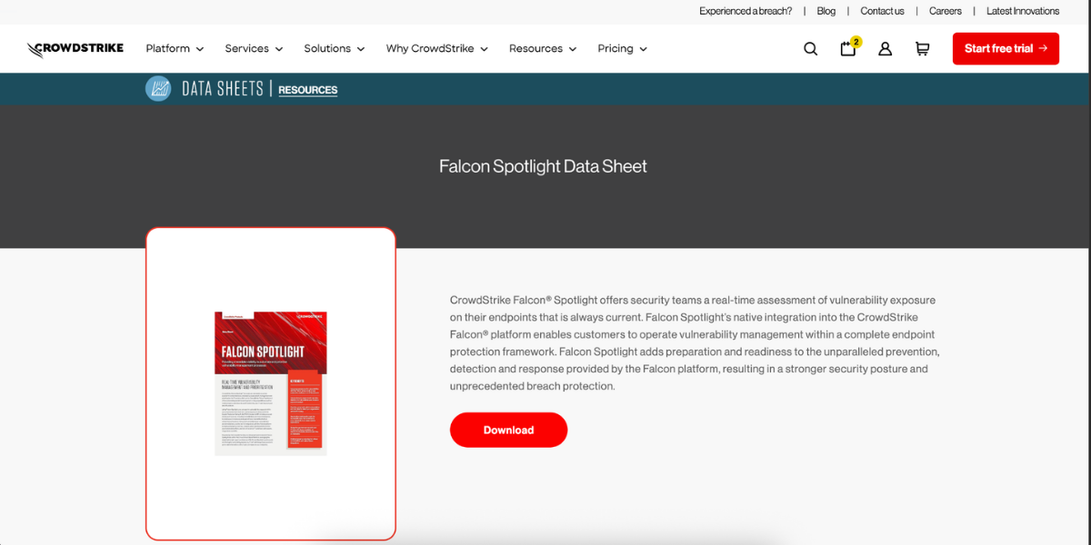 CrowdStrike Falcon Spotlight
