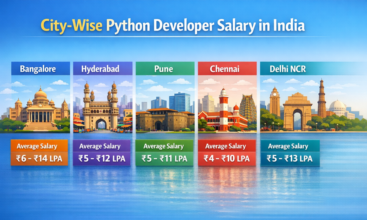 Python Salary Across Indian Cities
