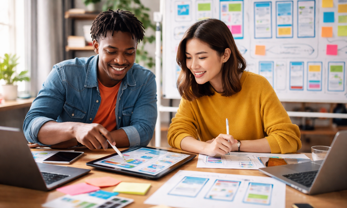 The concept of UI/UX design