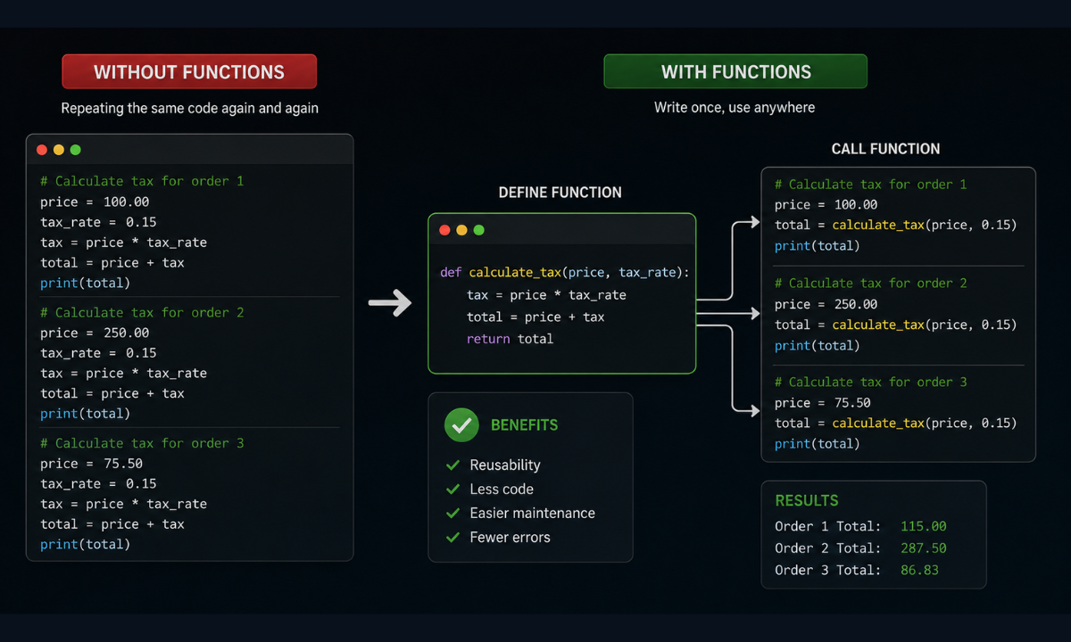 Building Reusable Functions